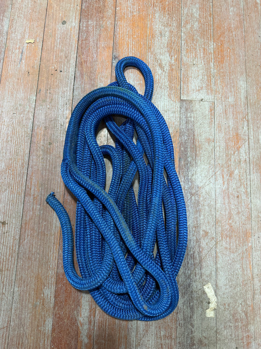 26' OF 3/4" Diameter Dock Line - Darker Blue