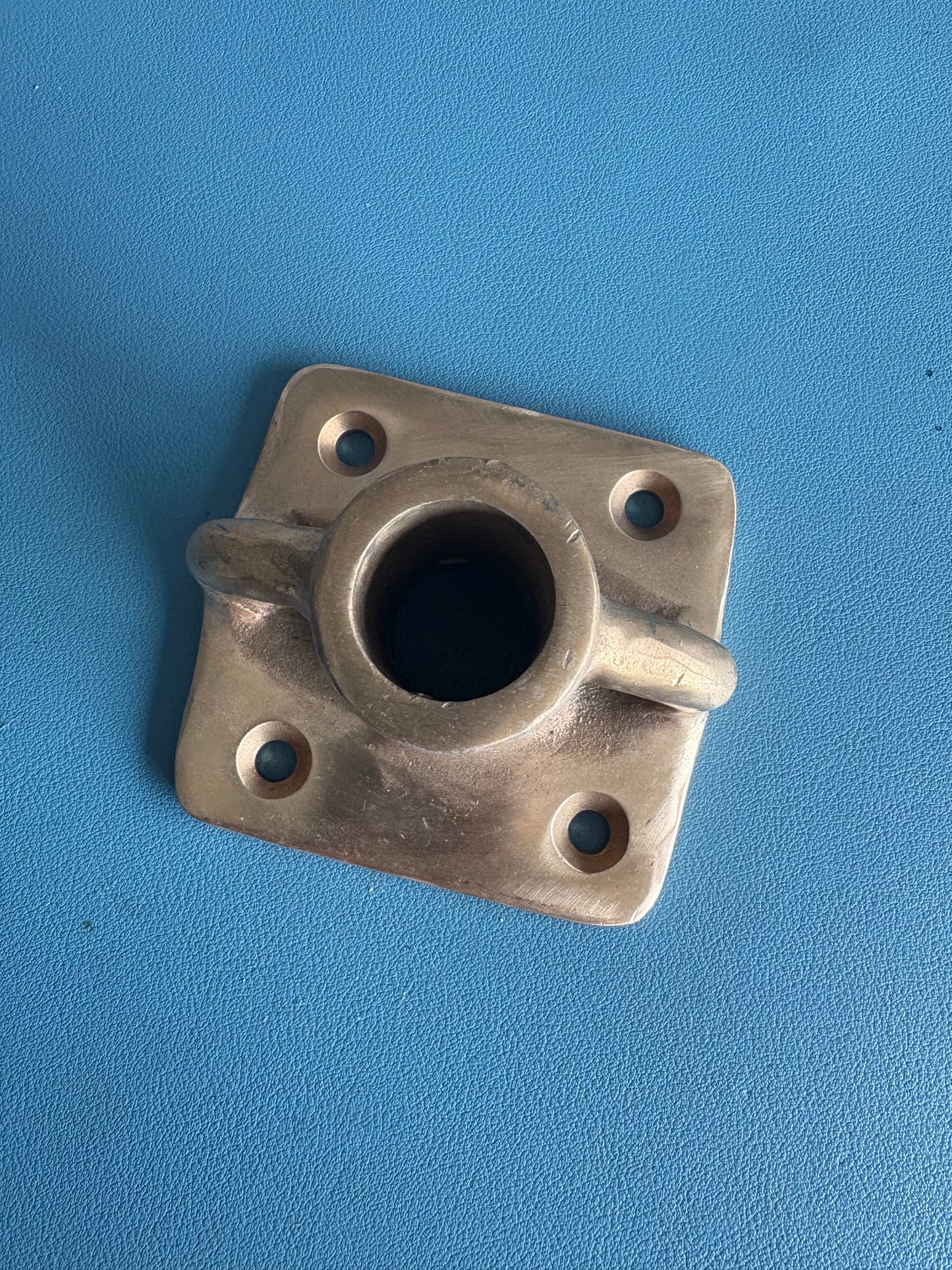 Bronze Square Stanchion Base Code BB2495