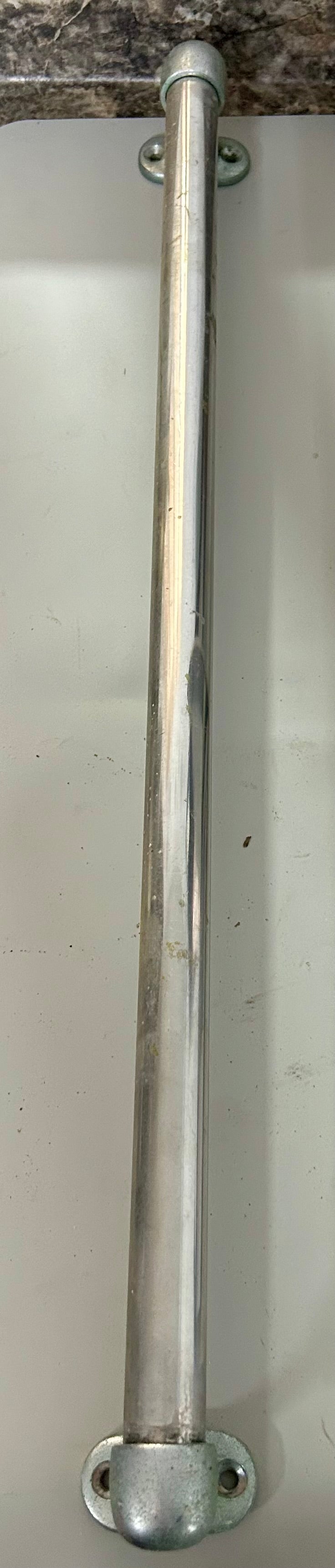 22 1/2" Stainless Steel Deck Rail with Chromed Bronze Fittings
