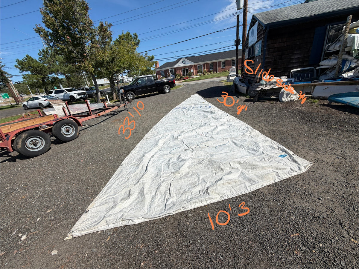 Pearson 28 Main Sail - 33'10" x 30'4" (slide side) x 10'3"