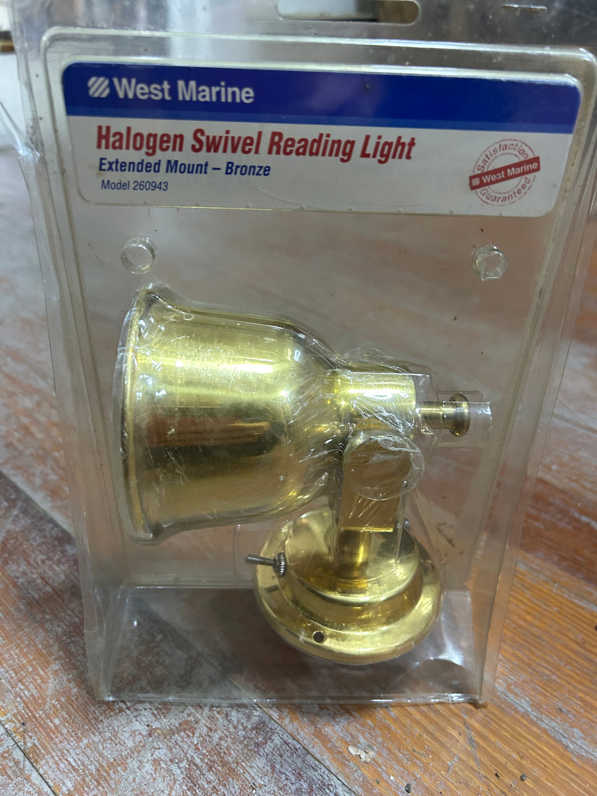 Halogen Swivel Reading Light - bronze