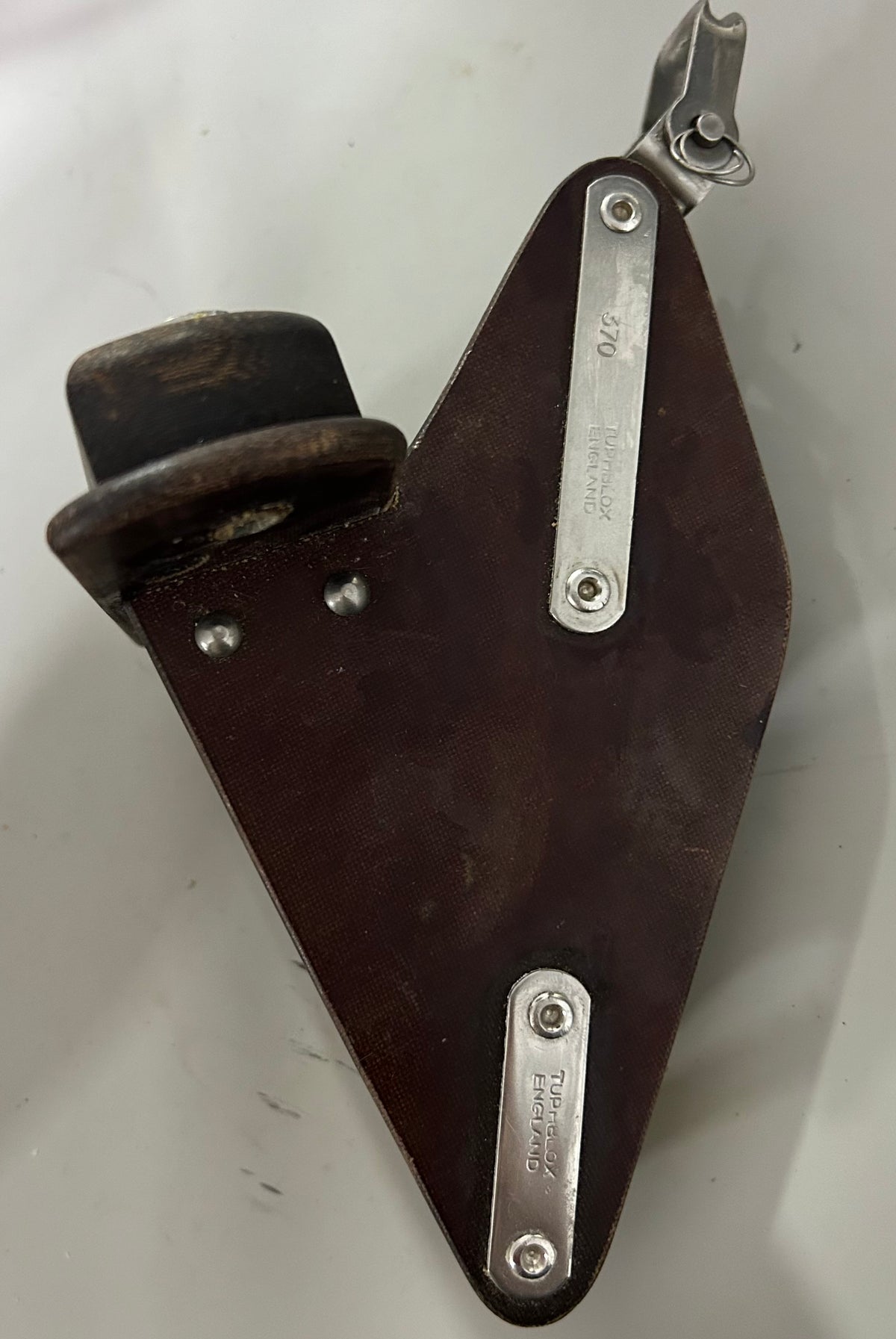 Tuphblox 370 Fiddle Block W/ Cam Cleat & swivel Shackle - 3/8" Line