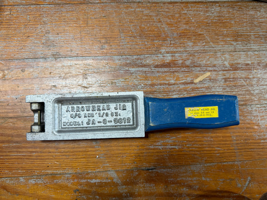 Arrowhead Jig Mold - 3/8 and 1/2 oz MODEL: JA-6-3812