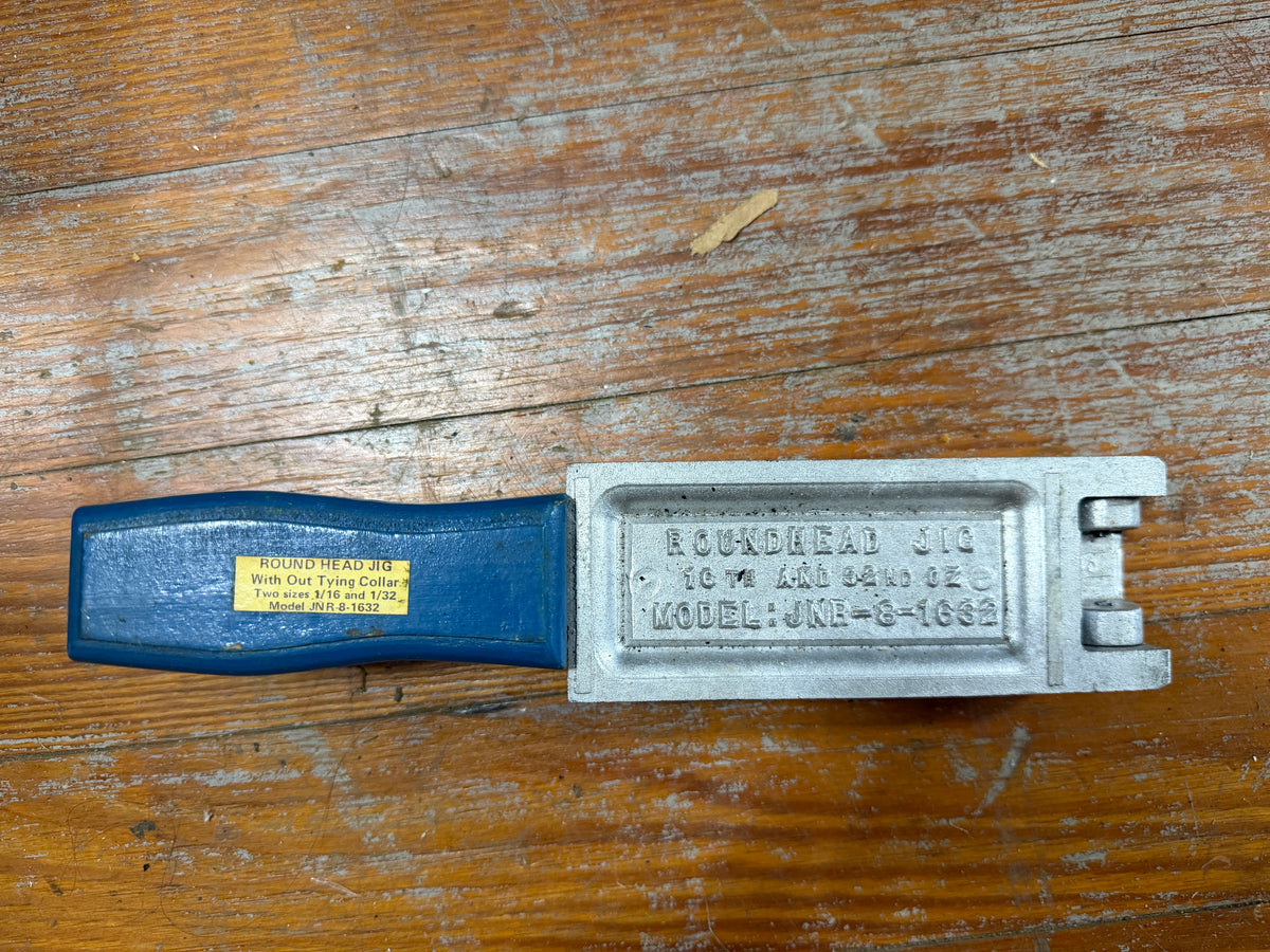 Roundhead Jig Mold 16th and 32nd oz. MODEL: JNB-8-1632