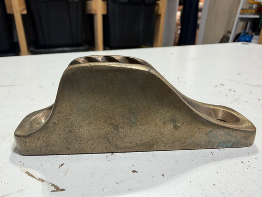 Bronze Clam Cleat Vertical - 3/8" Line