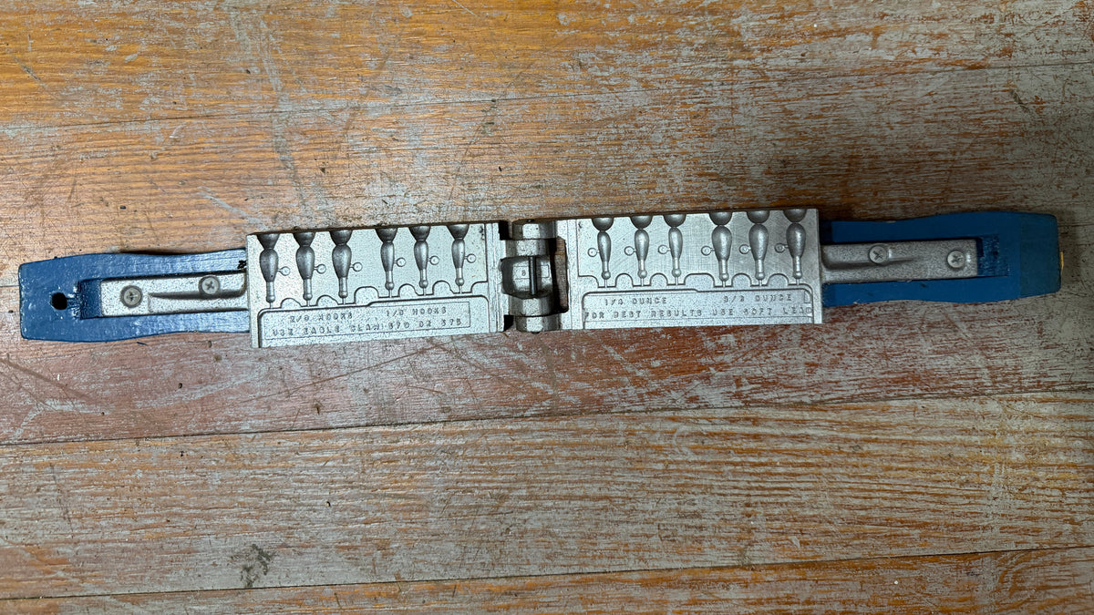 Teardrop Jig Mold 1/4 and 3/8 oz. - MODEL: JT-6-1438