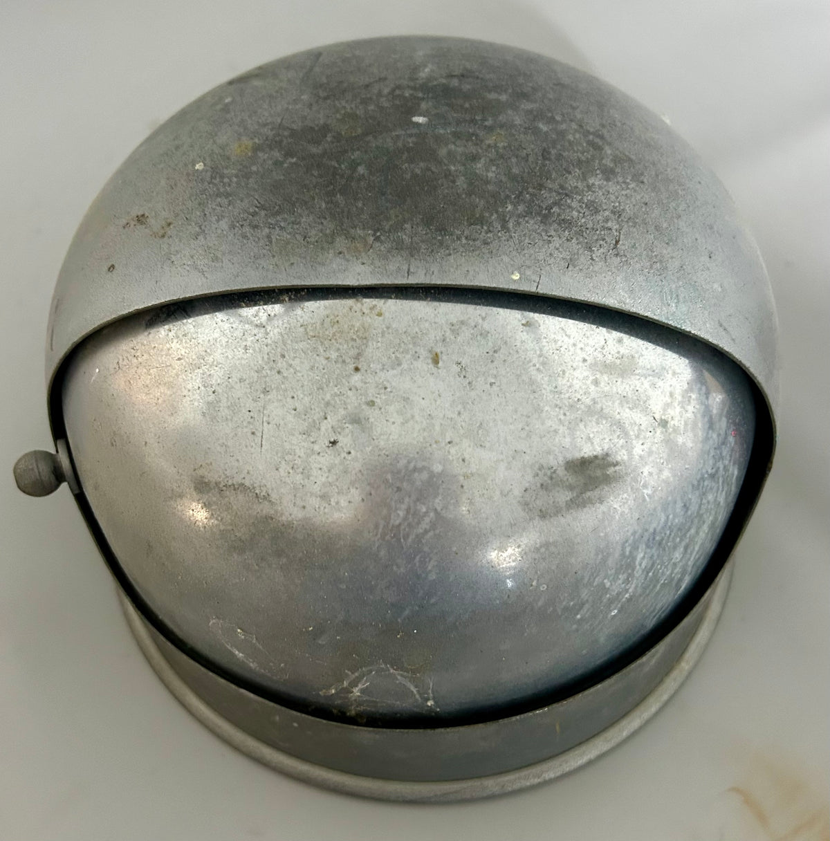 Vintage Chrome Compass Housing Top - 7" Diameter