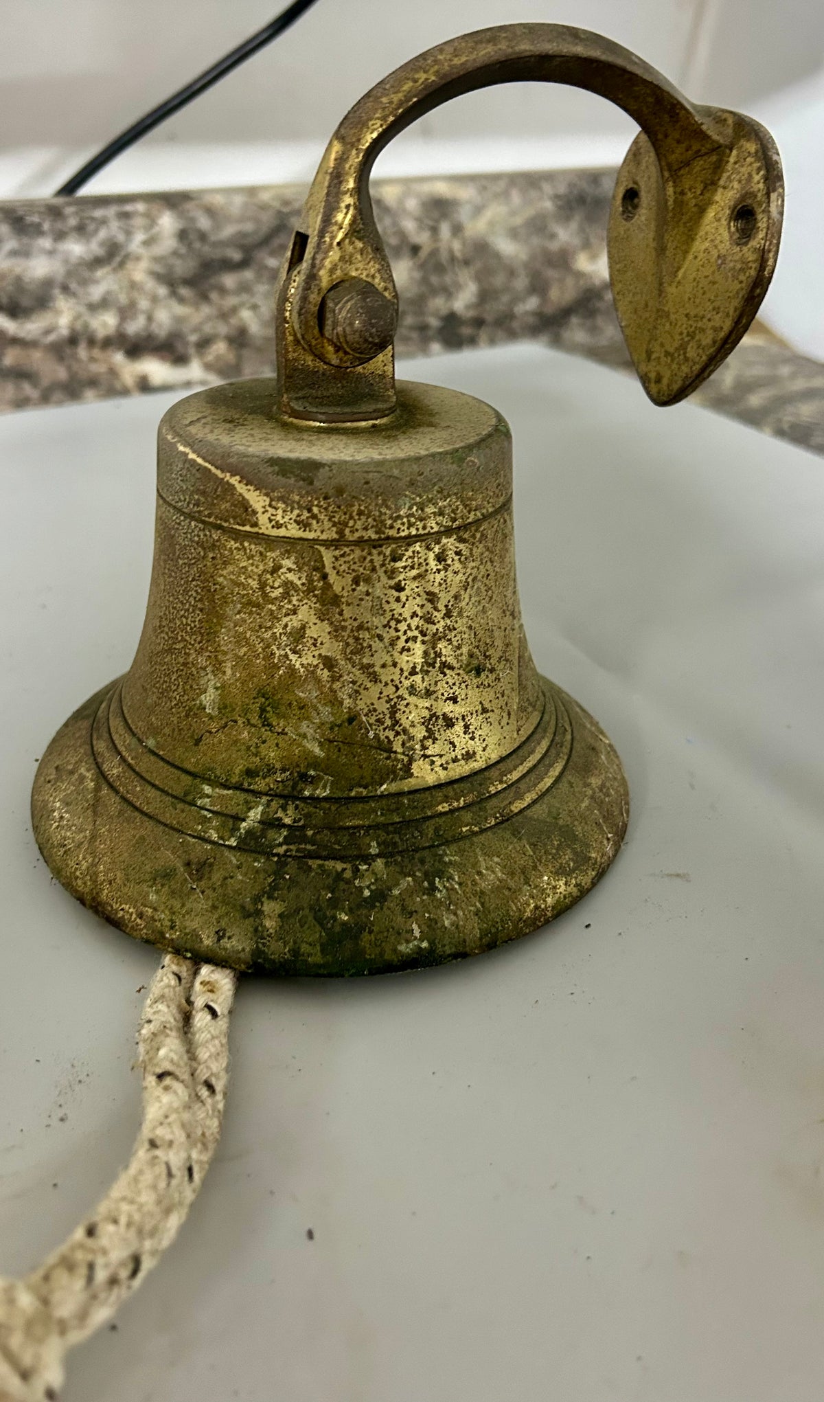 6" Nolan Lowe Bronze Wall Mount Bell