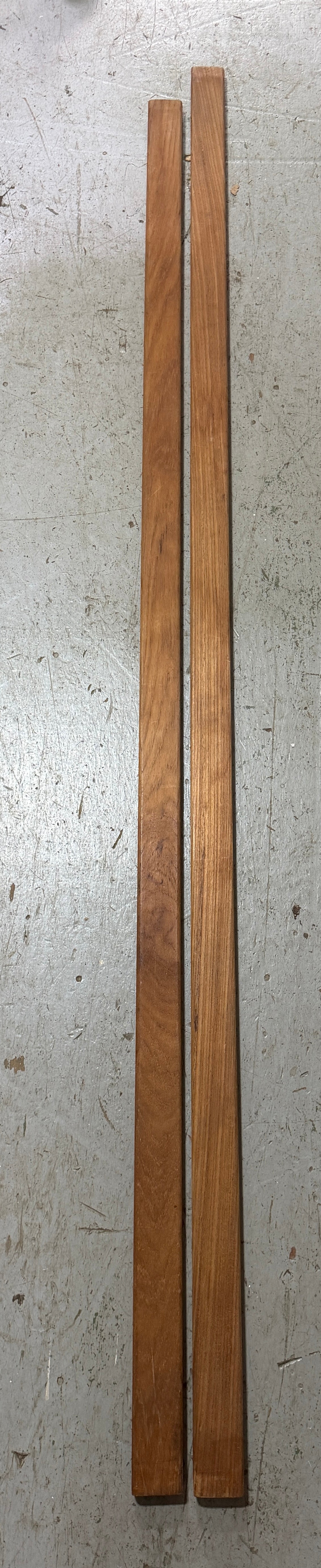 74" and 71 1/4" Long Teak Wood
