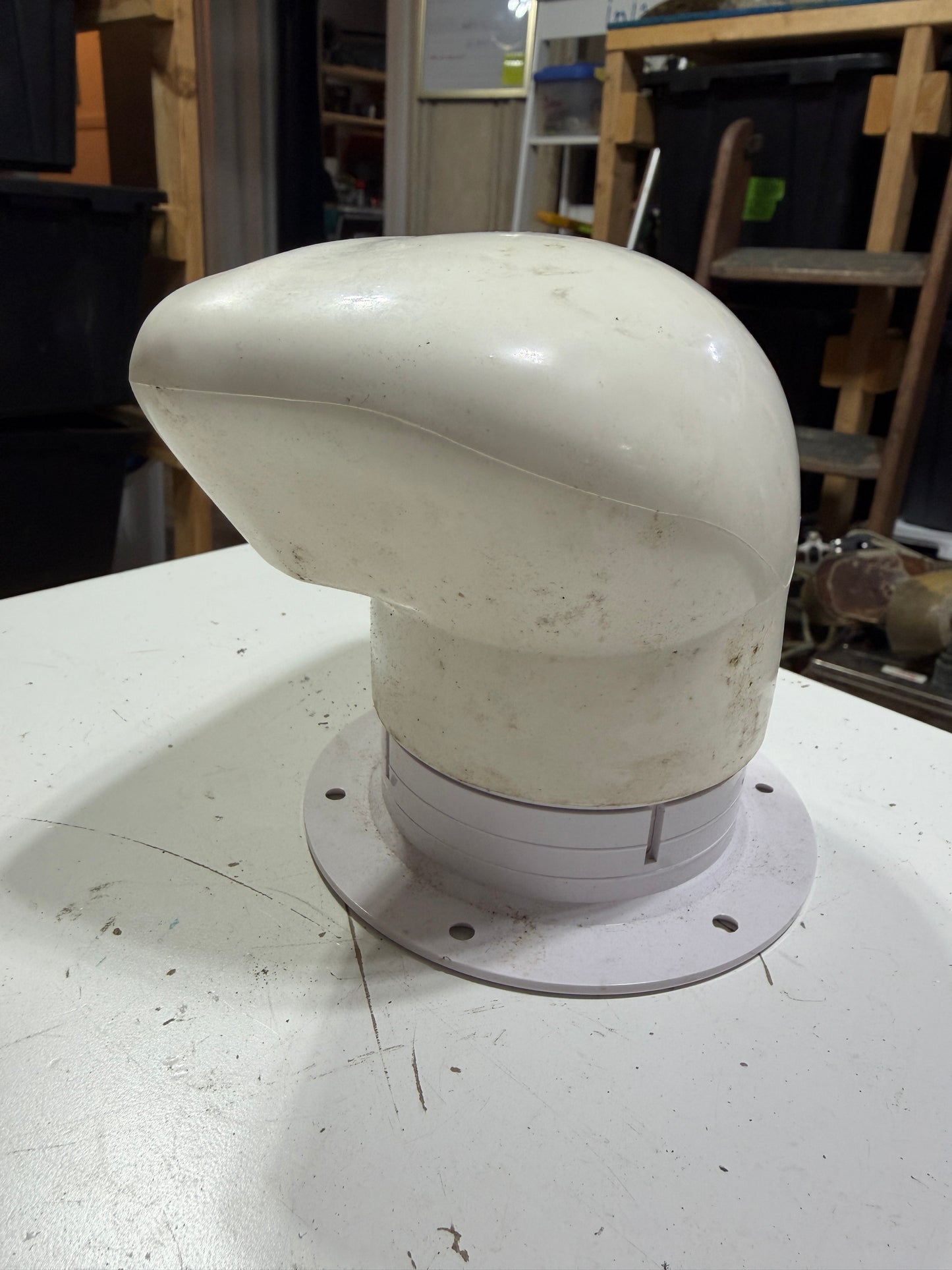 Nicro 3" Low Profile PVC Cowl Vent