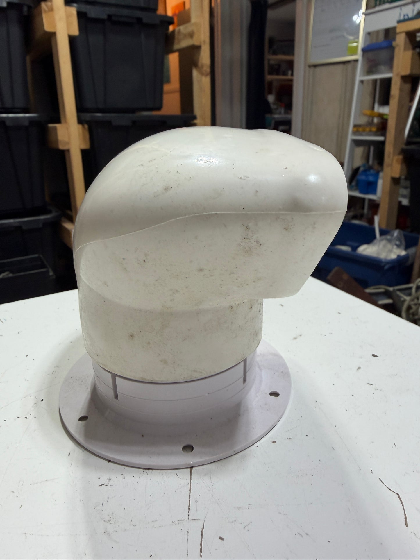 Nicro 3" Low Profile PVC Cowl Vent