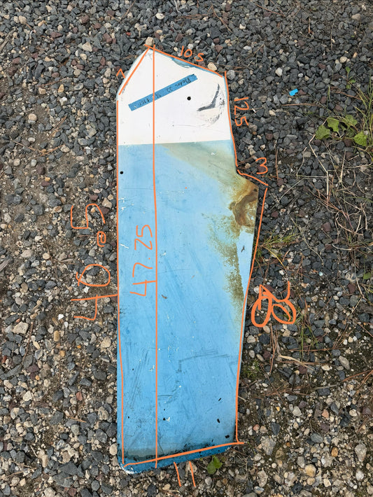 Lower Half of Rhodes 22 Rudder