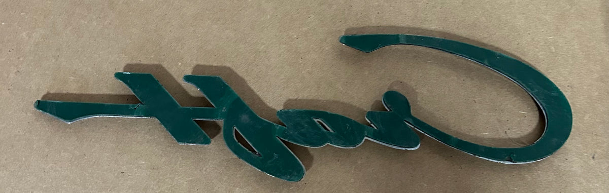 Chris Craft Script (Chrome Plated)-JUST THE WORD "CRAFT"