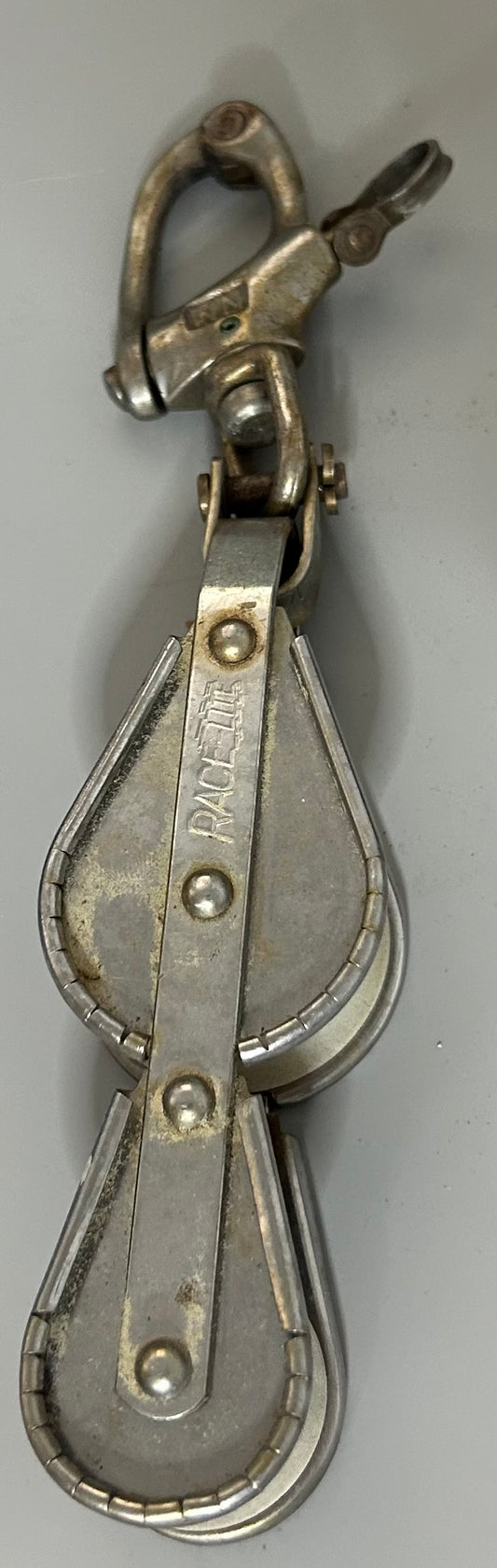 Race-Lite Double Pulley Block with Nicro Marine Swivel Snap Shackle