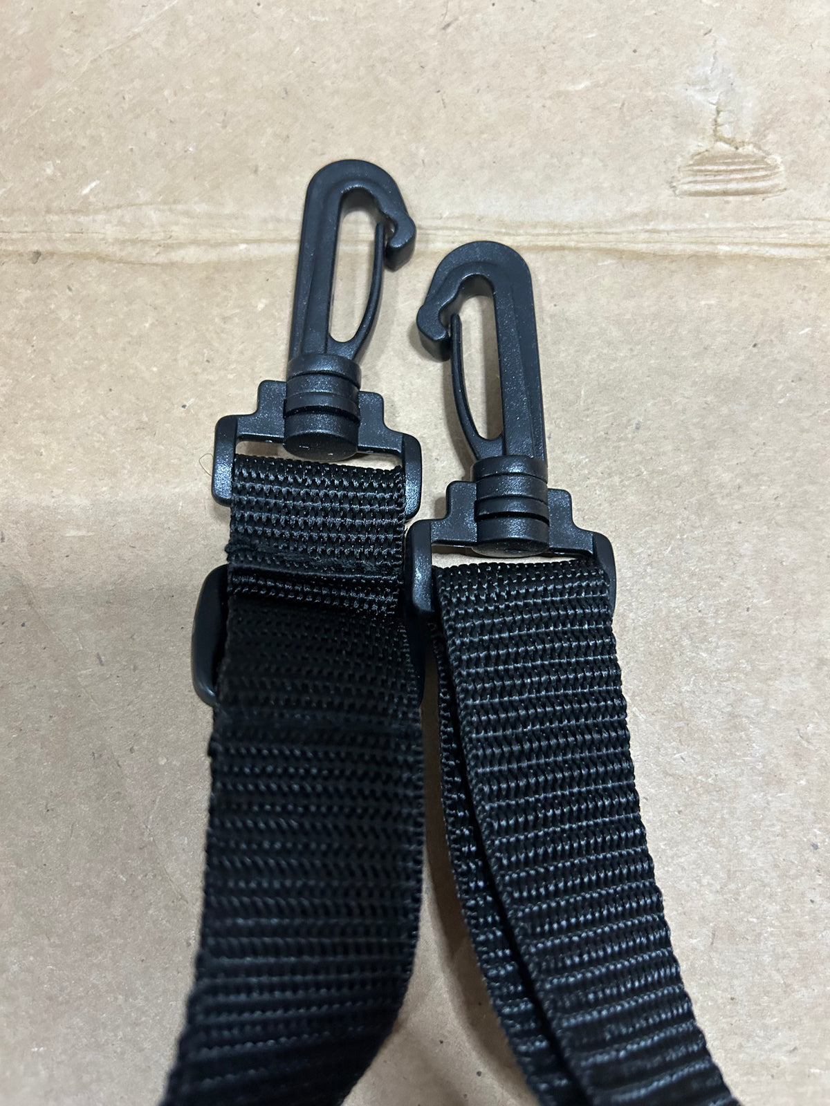 Lot of 3 Black Bimini Straps - 27"