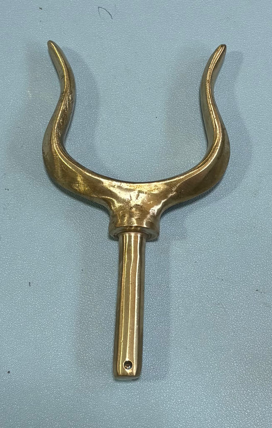 PAIR Bronze Ribbed Horn Oar Lock Code HM7309A