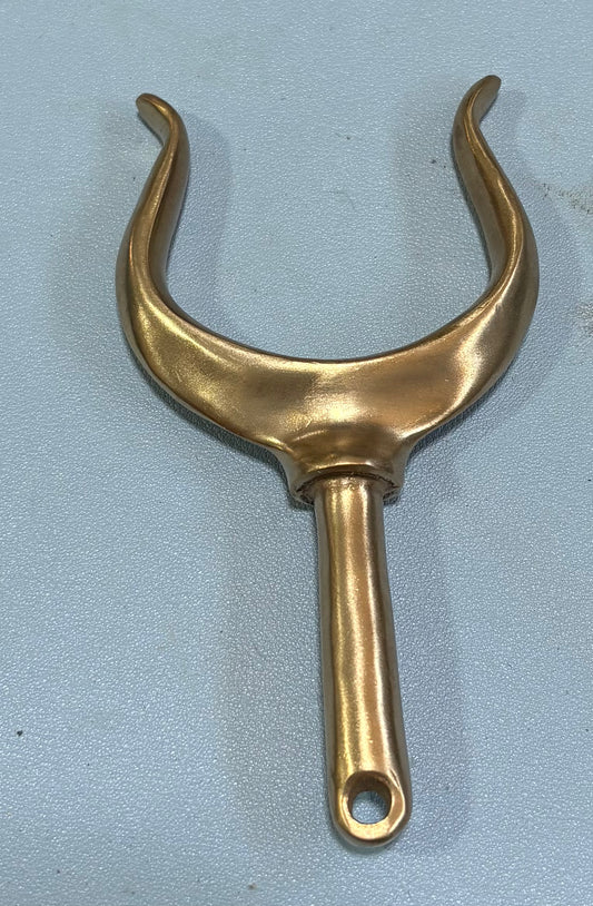 PAIR Bronze Ribbed Horn Oar Lock Code HM7309
