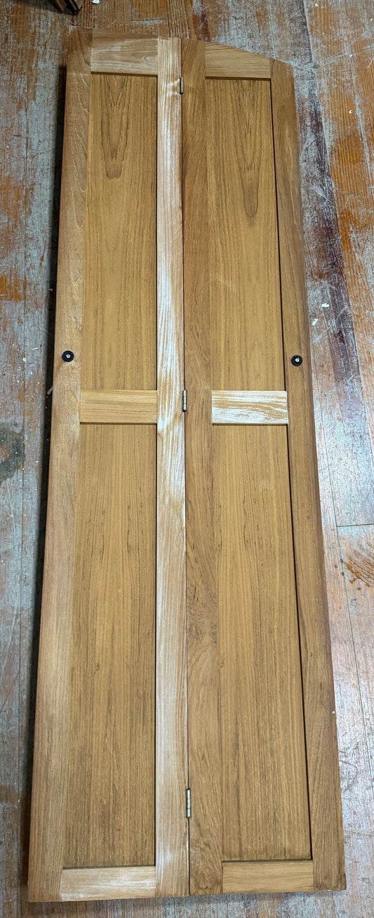 Oday 28 Interior Bifold Door - 64 3/4" x 61 5/8" Lengths x 19 1/8" Open Width -- #91