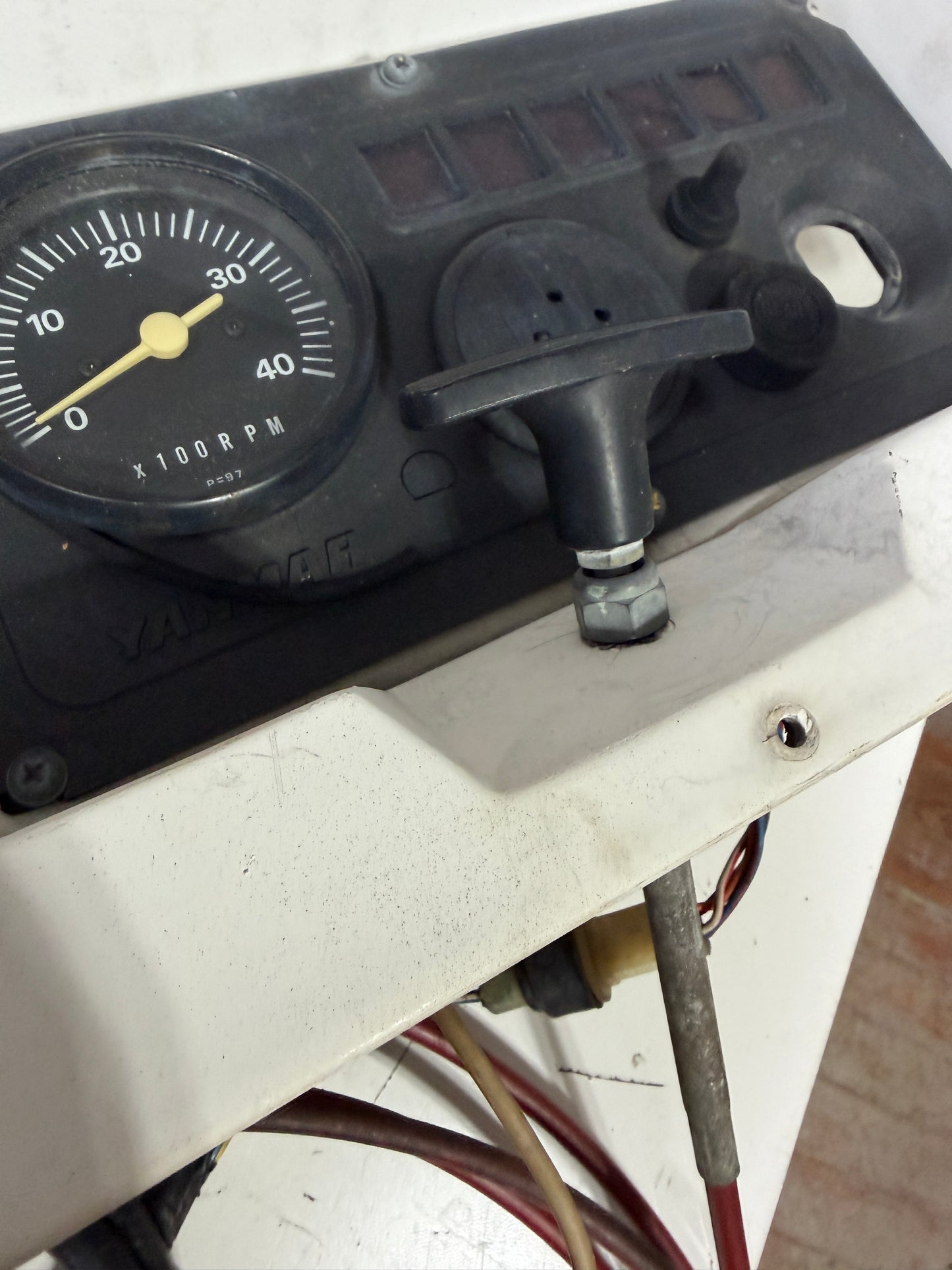 Yanmar Engine Panel With Wiring