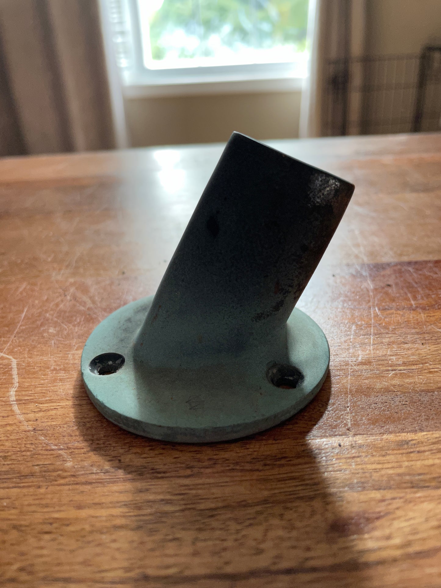 Vintage Bronze 1” Flag Pole Holder