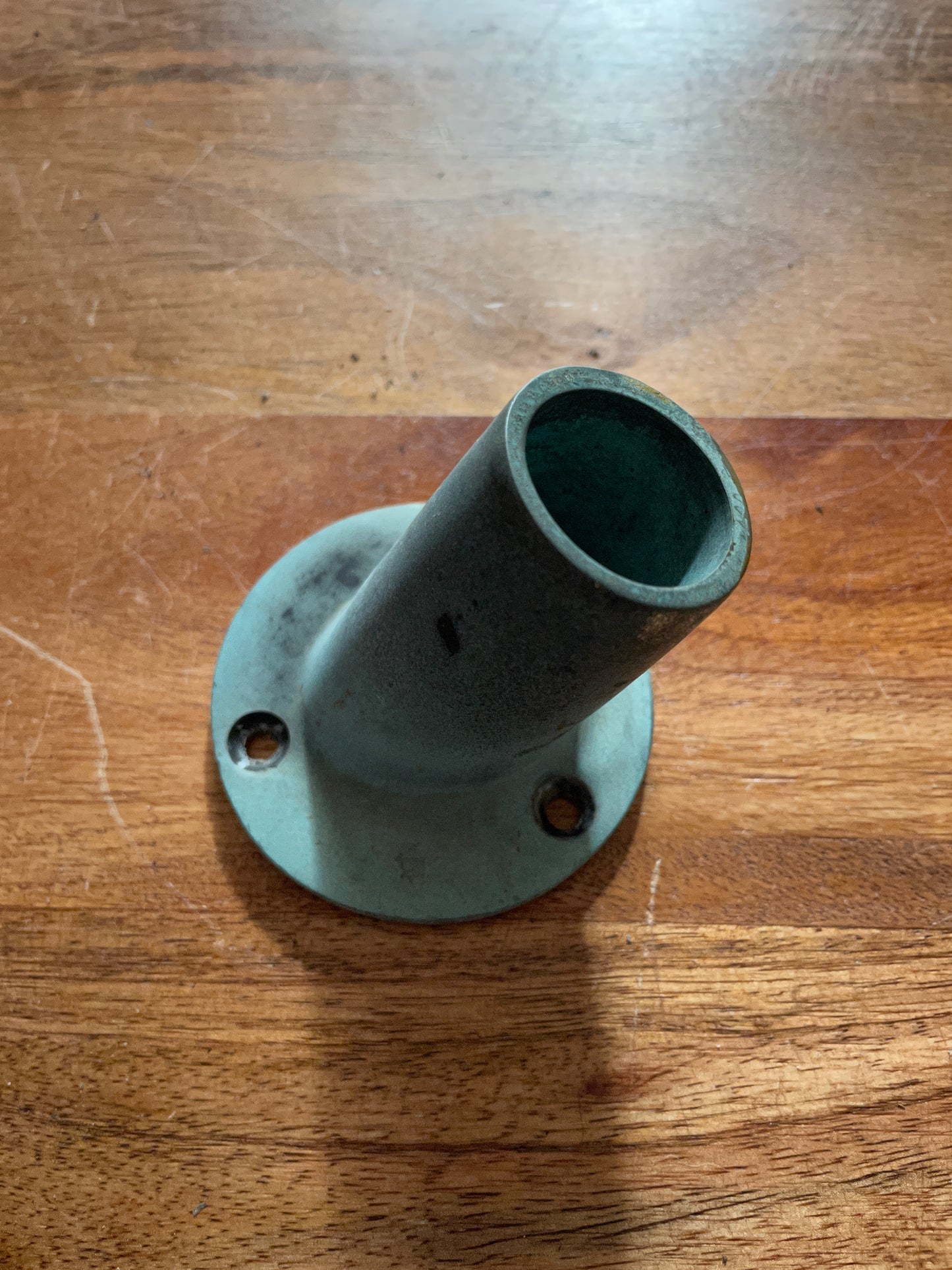 Vintage Bronze 1” Flag Pole Holder