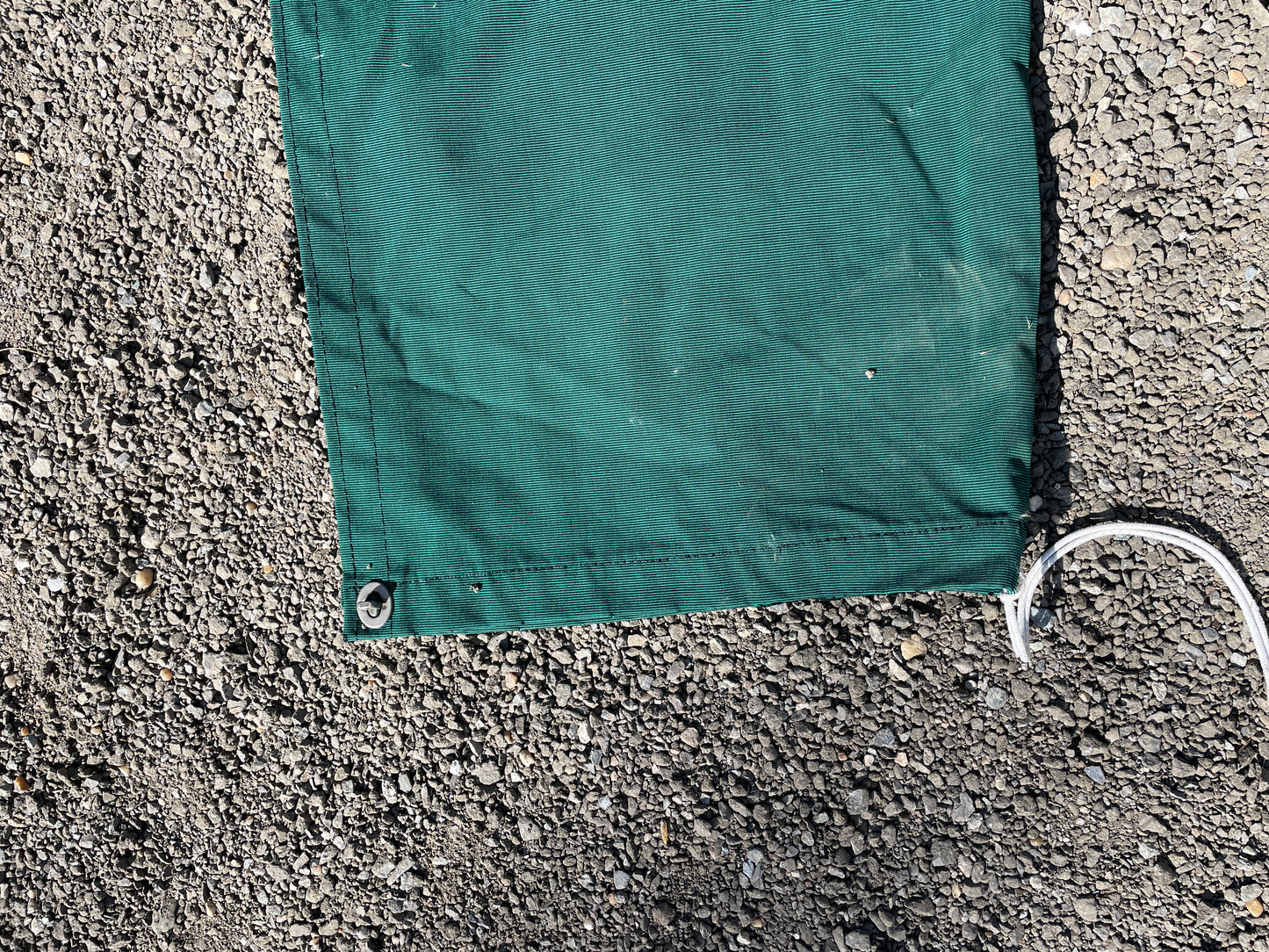 Shipman 28 Green Canvas Mainsail Cover 10’9” Long