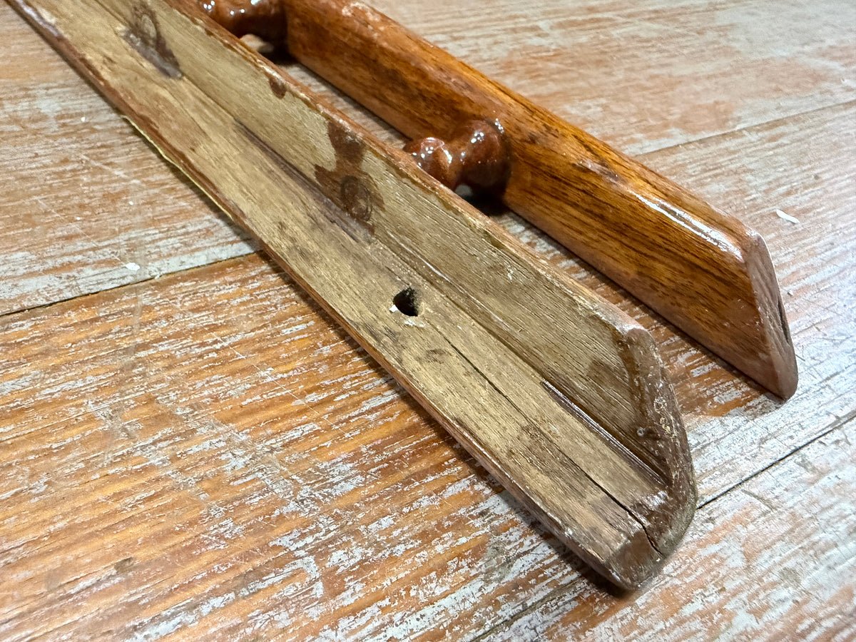 15" Teak Spindle - Angeled End
