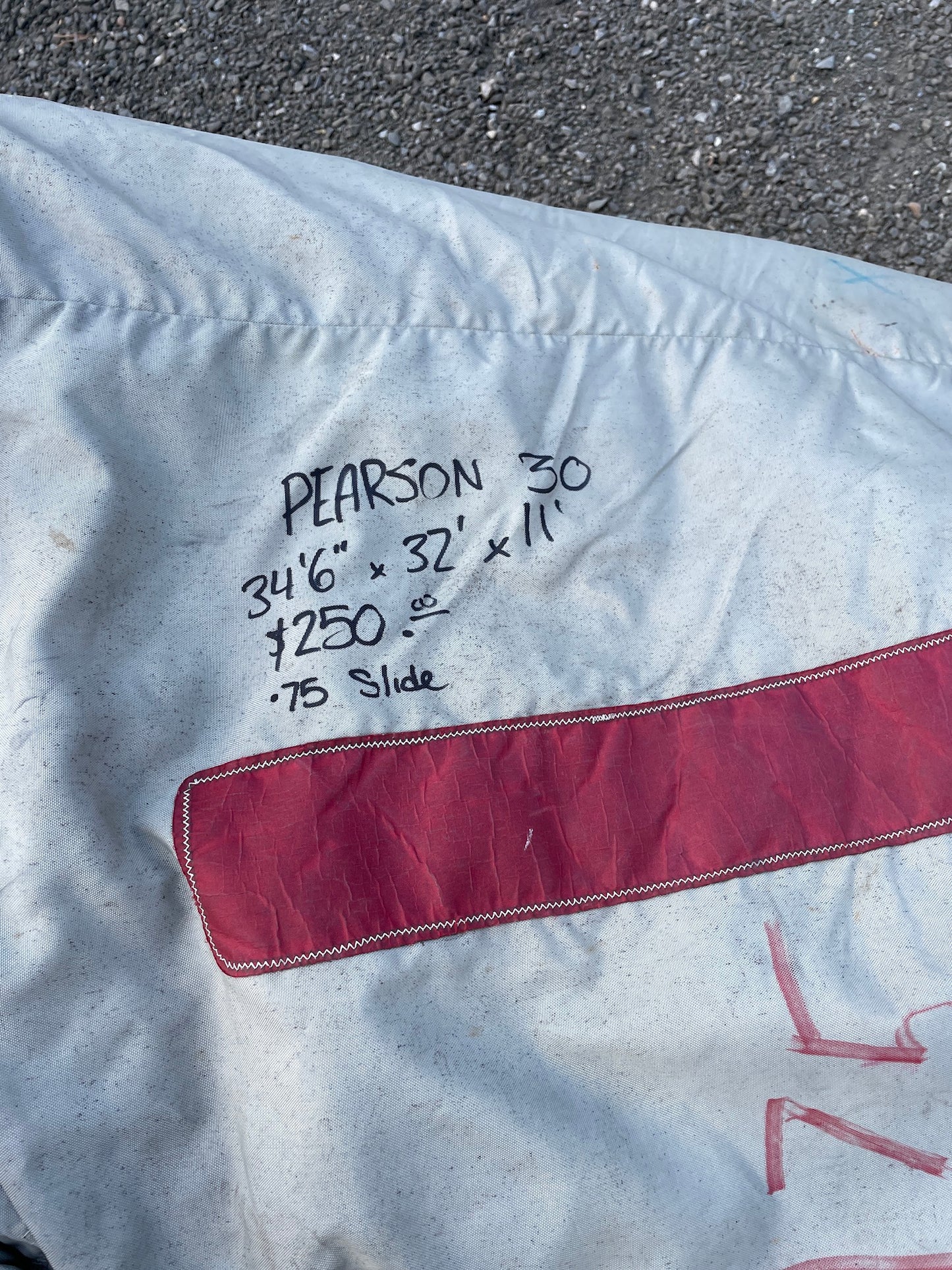 Pearson 30 Mainsail 32’ x 34’6” x 11’