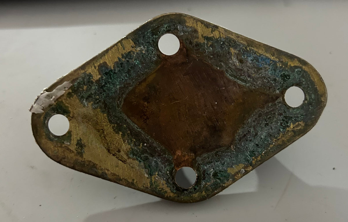 Bronzed Pad Eye w/ 1" x 1/2" EYE