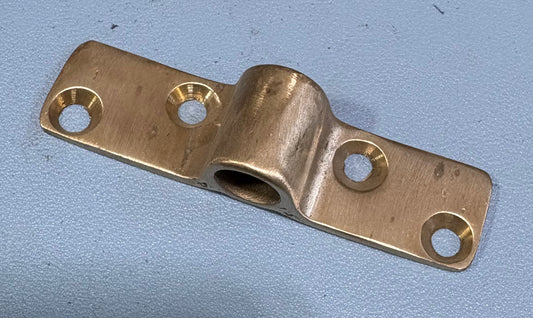Bronze 3 1/4" Tapered Gudgeon Fits 3/4" Tapered Pintle (not included)