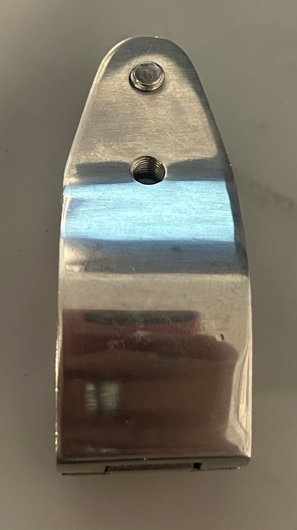 Thick Stainless Rail Mount Hinged Jaw Slide Flat bottom - 3/4" Tubing