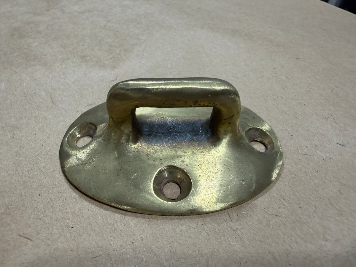 Bronze Padeye / Pad Eye - 1" x 1/2" Eye - 3 3/8" Long Base