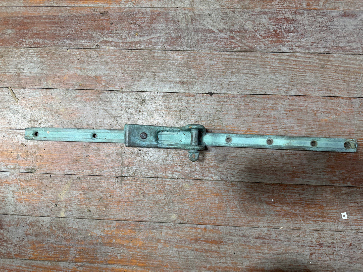 24" Long x 1" Width Solid Bronze T Track With Sheaved Car