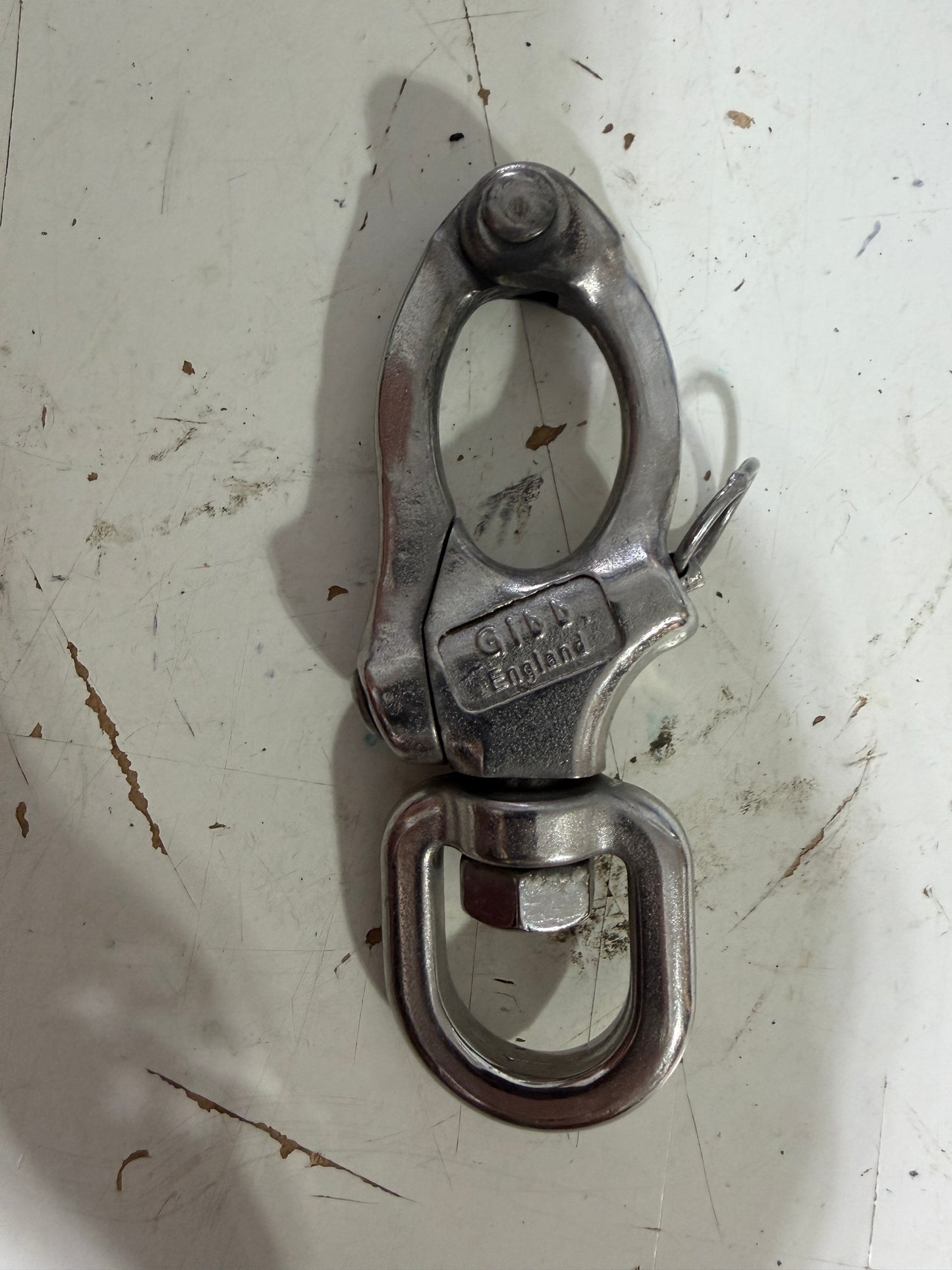 Stainless Steel Gibb Swivel Bail Shackle 11/16” Bail