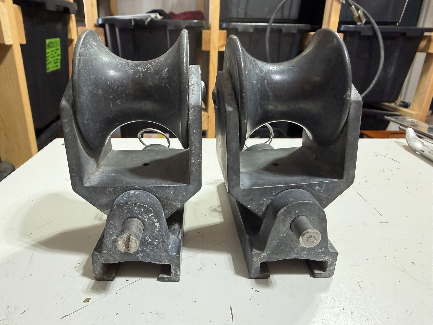 PAIR Merriman 1 1/4" Sheet Blocks - The Pins Are Loose