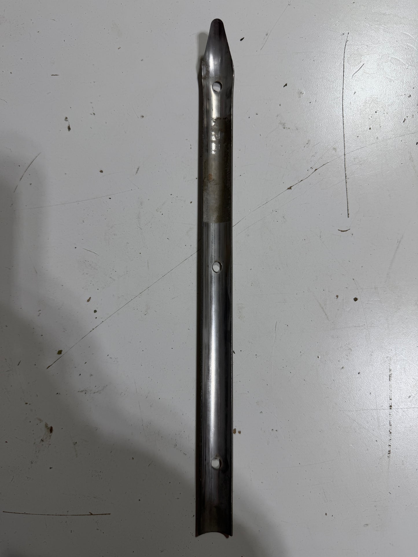 12" Curved Tip Rub Piece