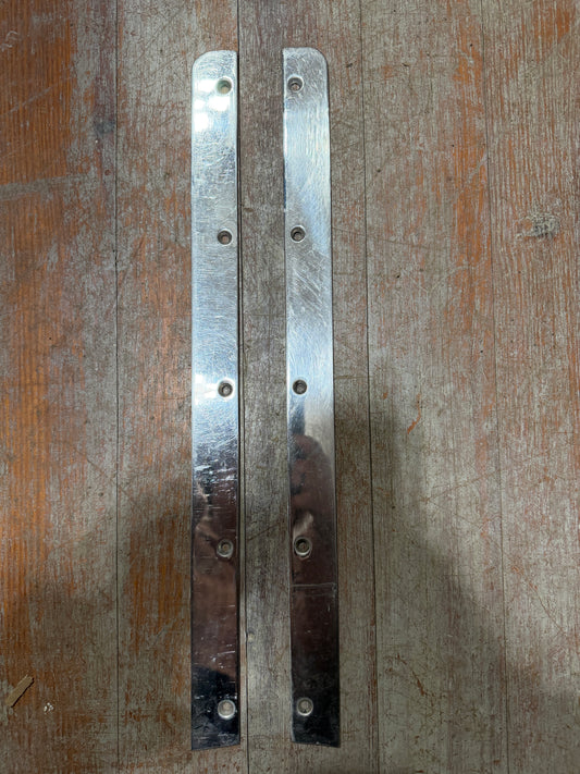 PAIR Stainless Steel Hatch Slides - 18" x 1 1/4"