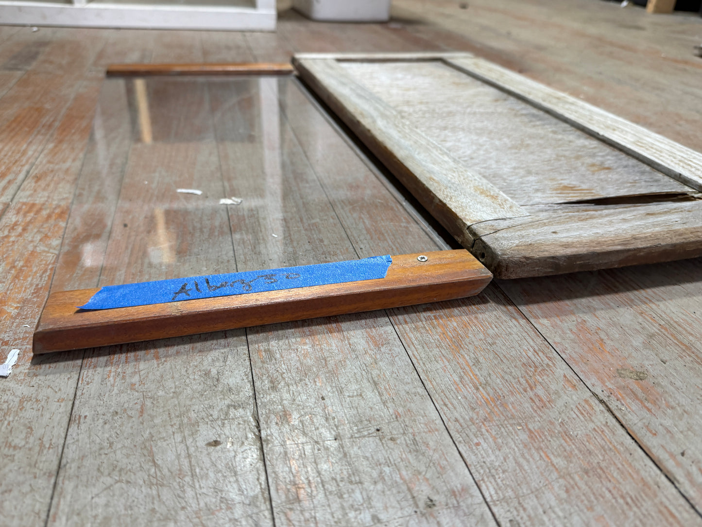 Alberg 30 Companionway Boards - Wood/Plexi -- #59