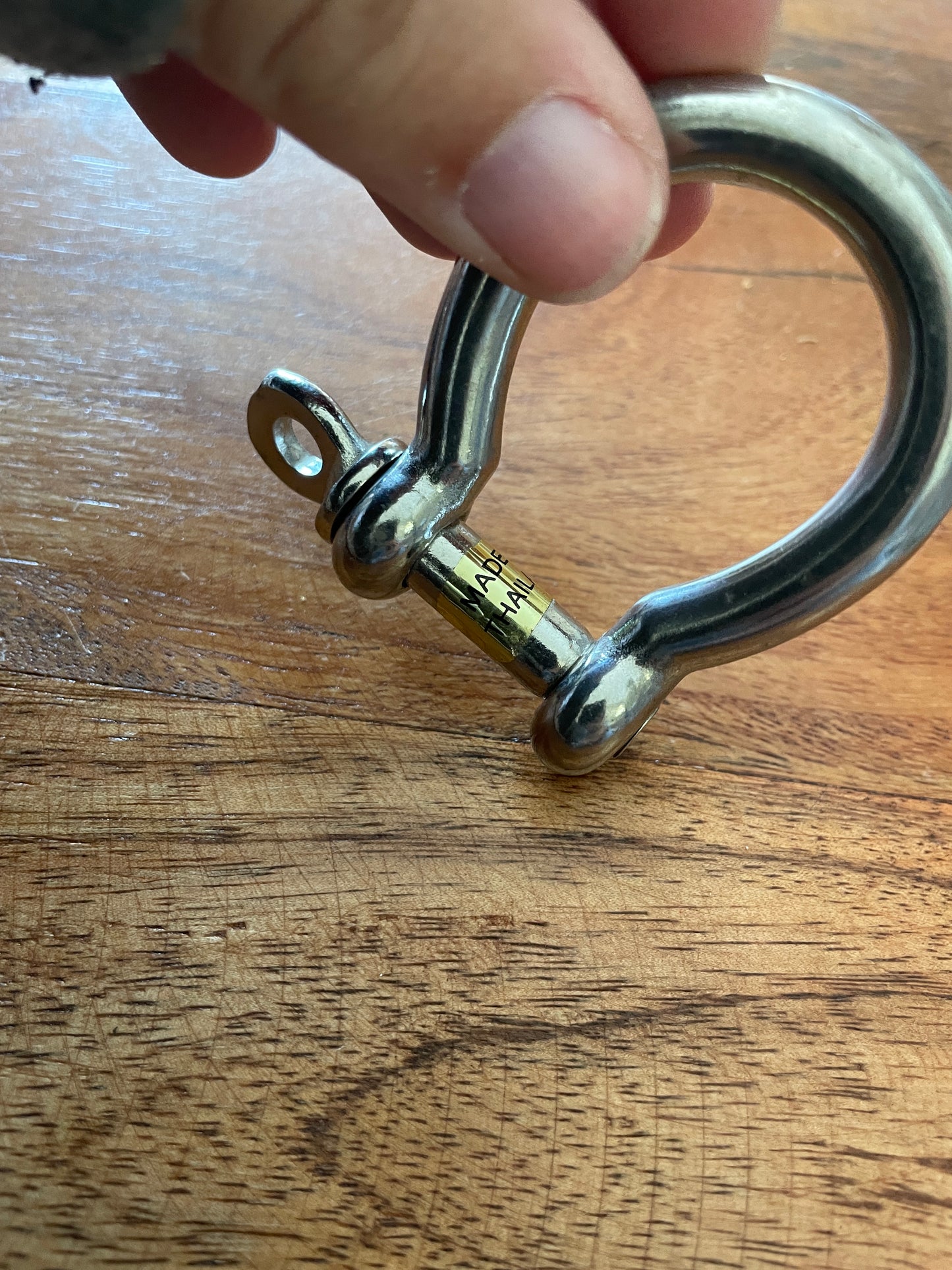 SS D Ring  Shackle- 5/8” Made IN Thailand