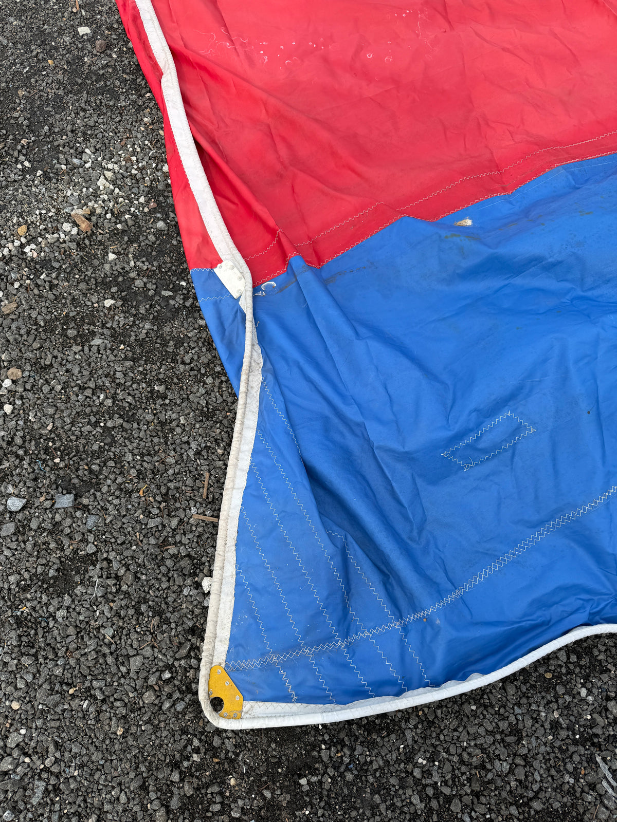 Hobiecat Headsail - 19'10" x 20'5" x 7'9" - 3/8" Braided Slide on Foot and 19'10" Side