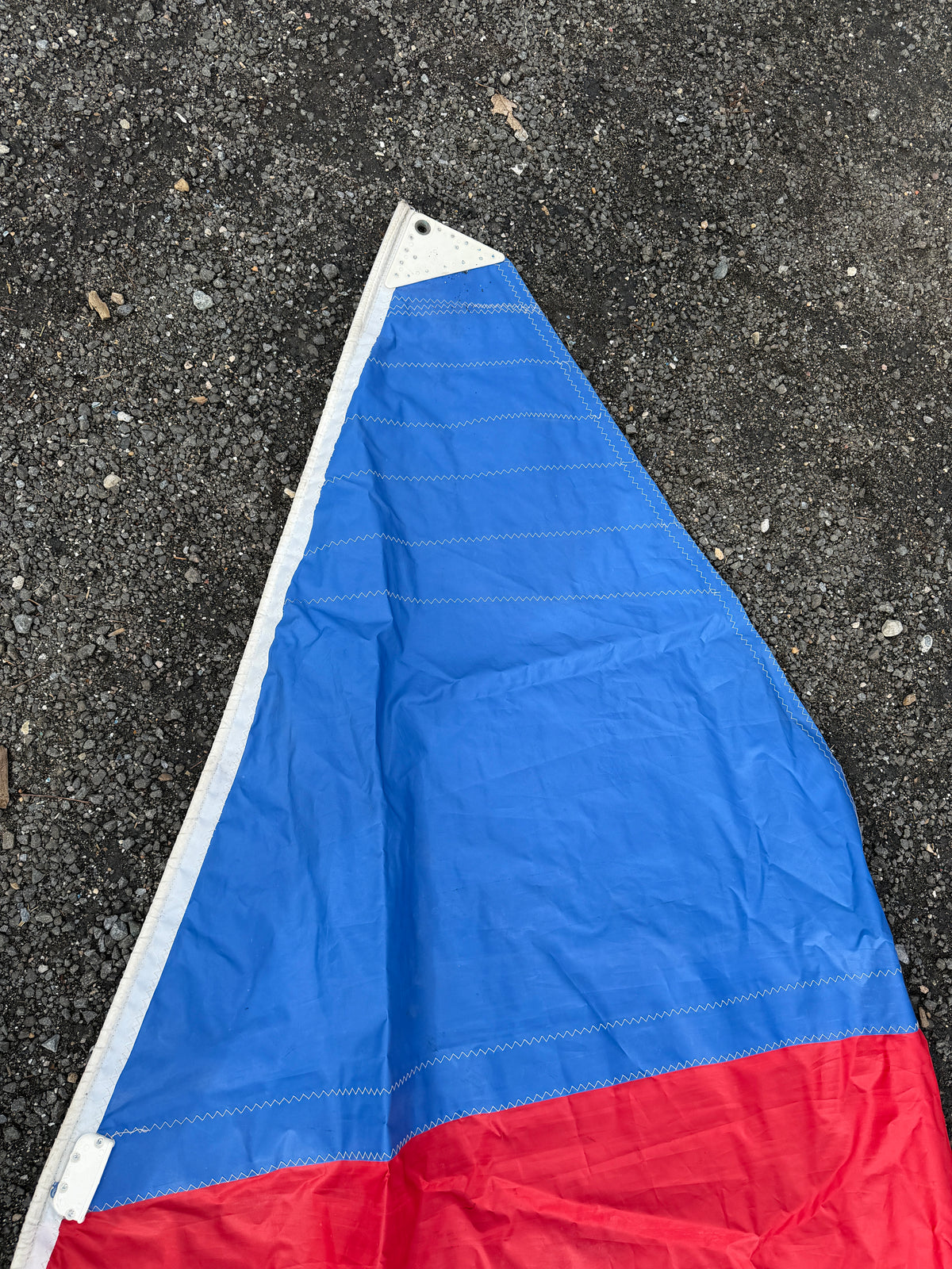 Hobiecat Headsail - 19'10" x 20'5" x 7'9" - 3/8" Braided Slide on Foot and 19'10" Side