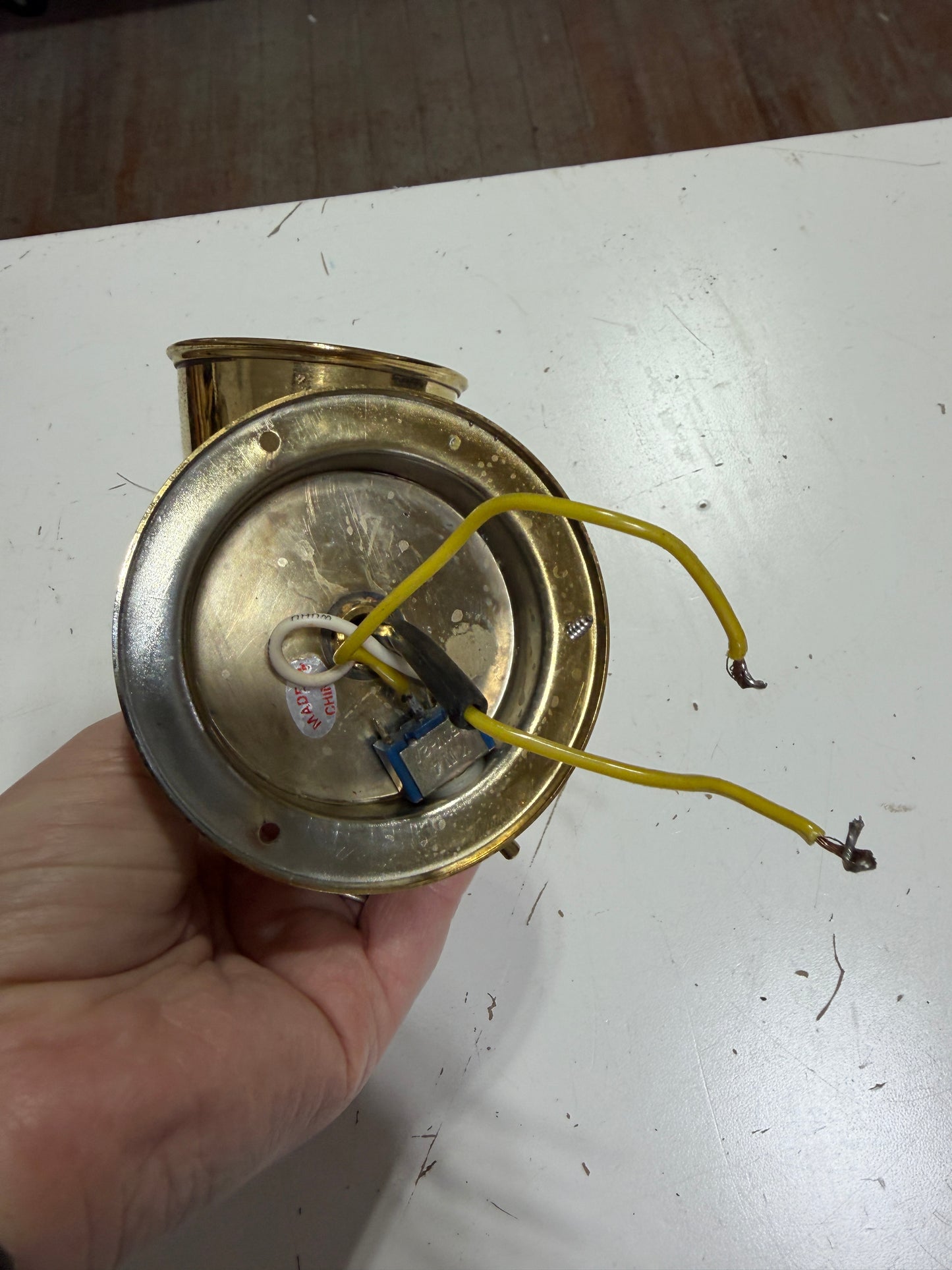 Small Brass Interior Tilting Light