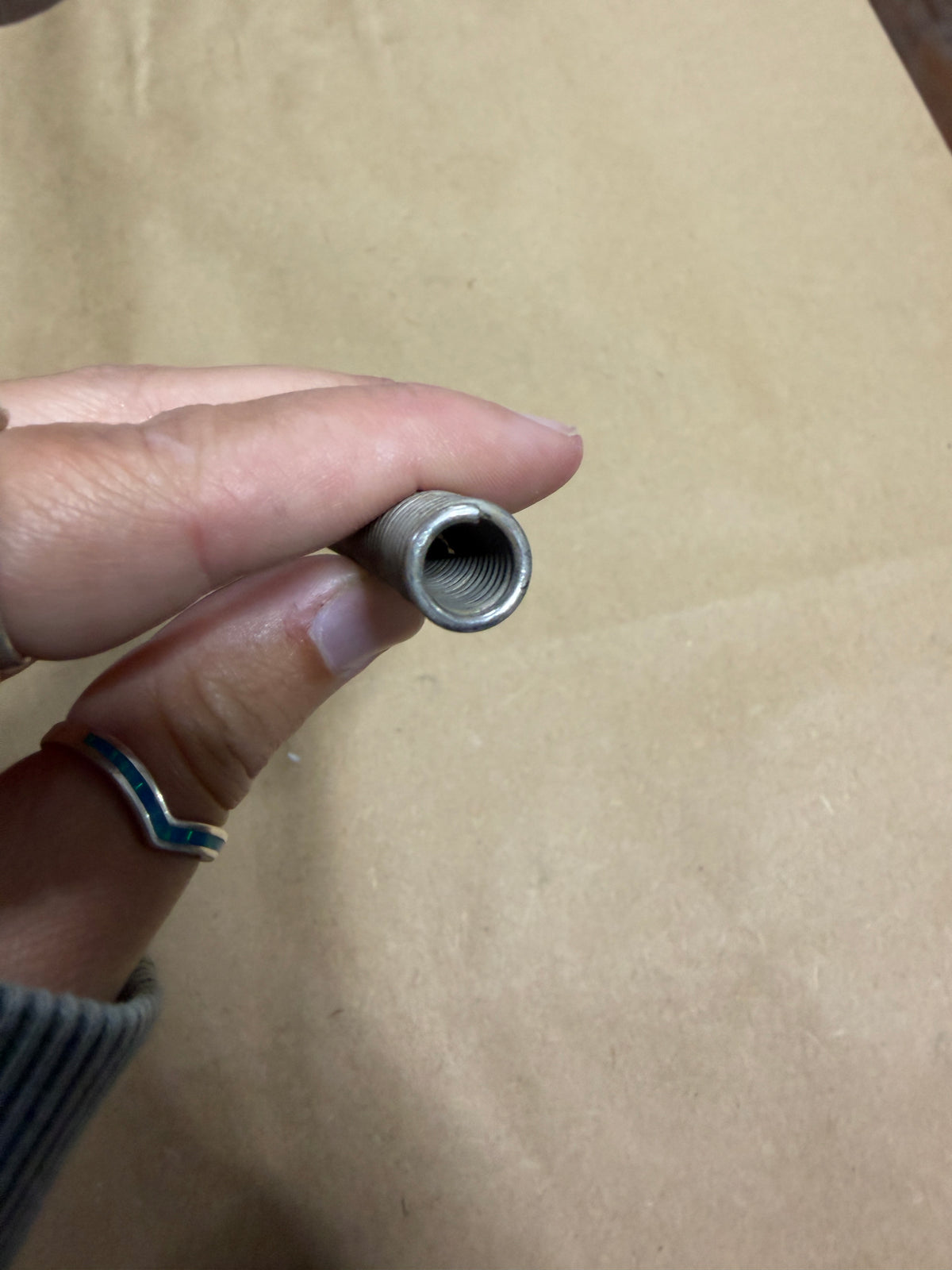 Stainless Steel Spring Hatch Hinge / Holder - 9" Length - Missing Other End