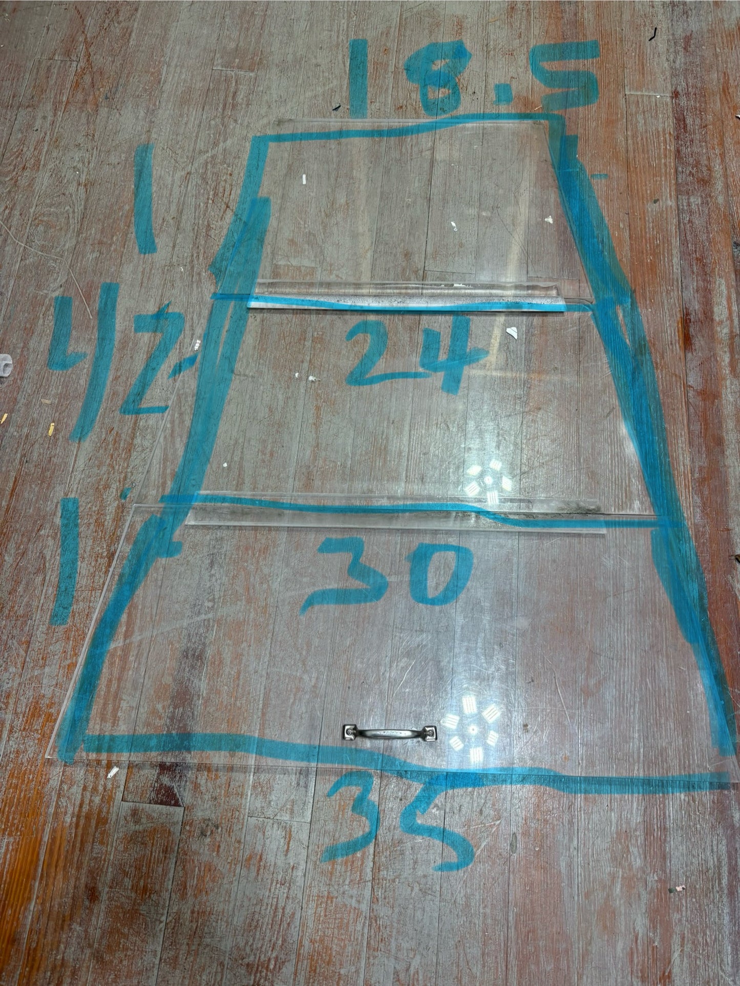 Crealock 37  Plexi Glass Companionway Door - #42