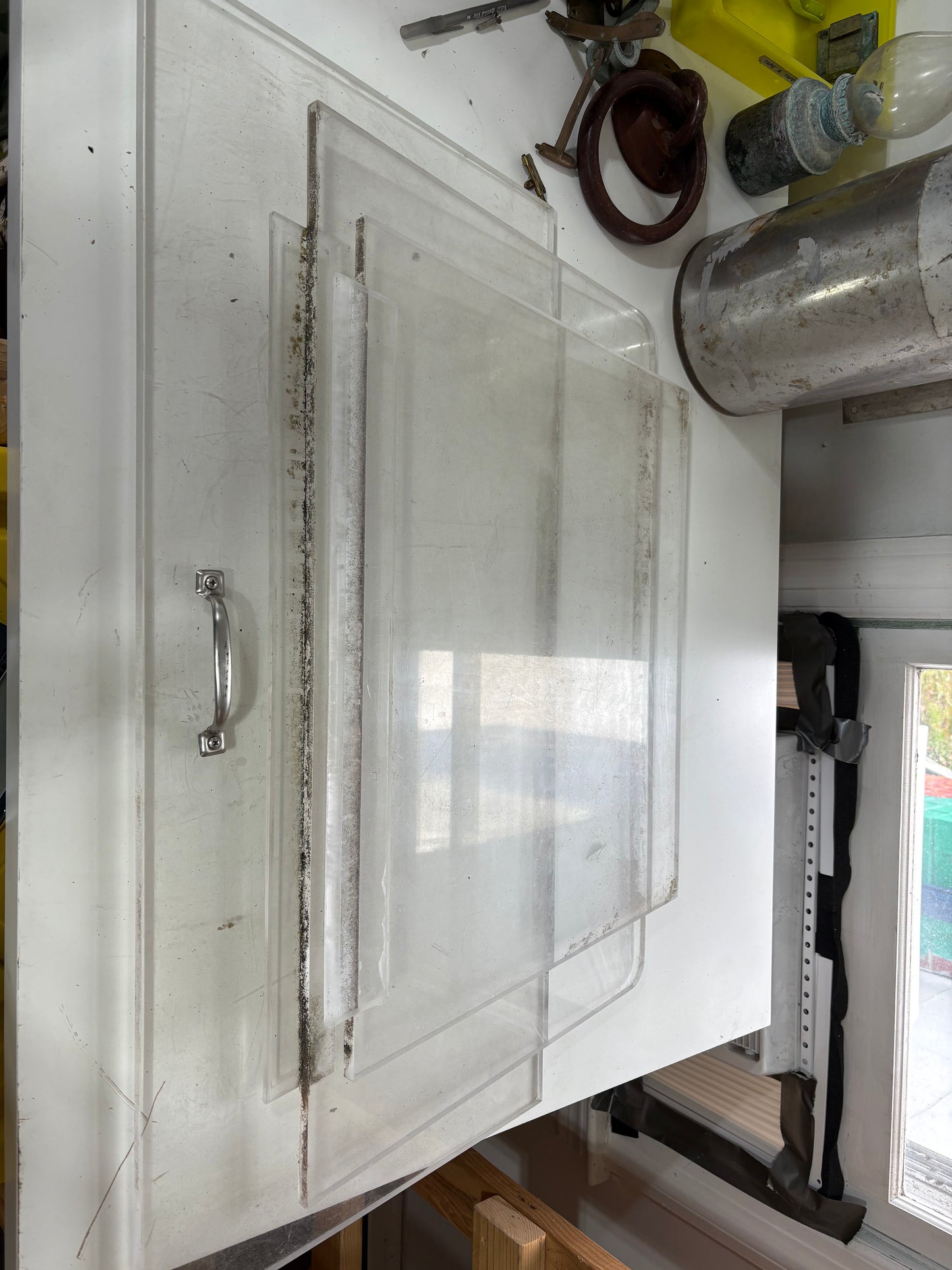 Crealock 37  Plexi Glass Companionway Door - #42