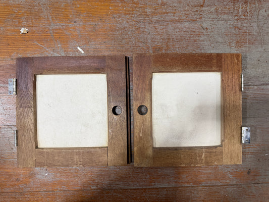 PAIR Tartan 30 Small Interior Cabinet Doors - 10 5/16" x 10 3/8" x 7/8" Thickness -- #388