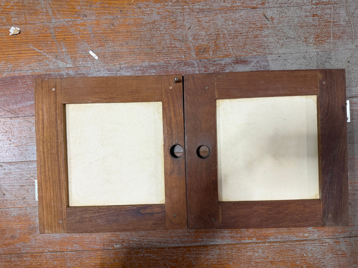 PAIR Tartan 30 Small Interior Cabinet Doors - 10 5/16" x 10 3/8" x 7/8" Thickness -- #388