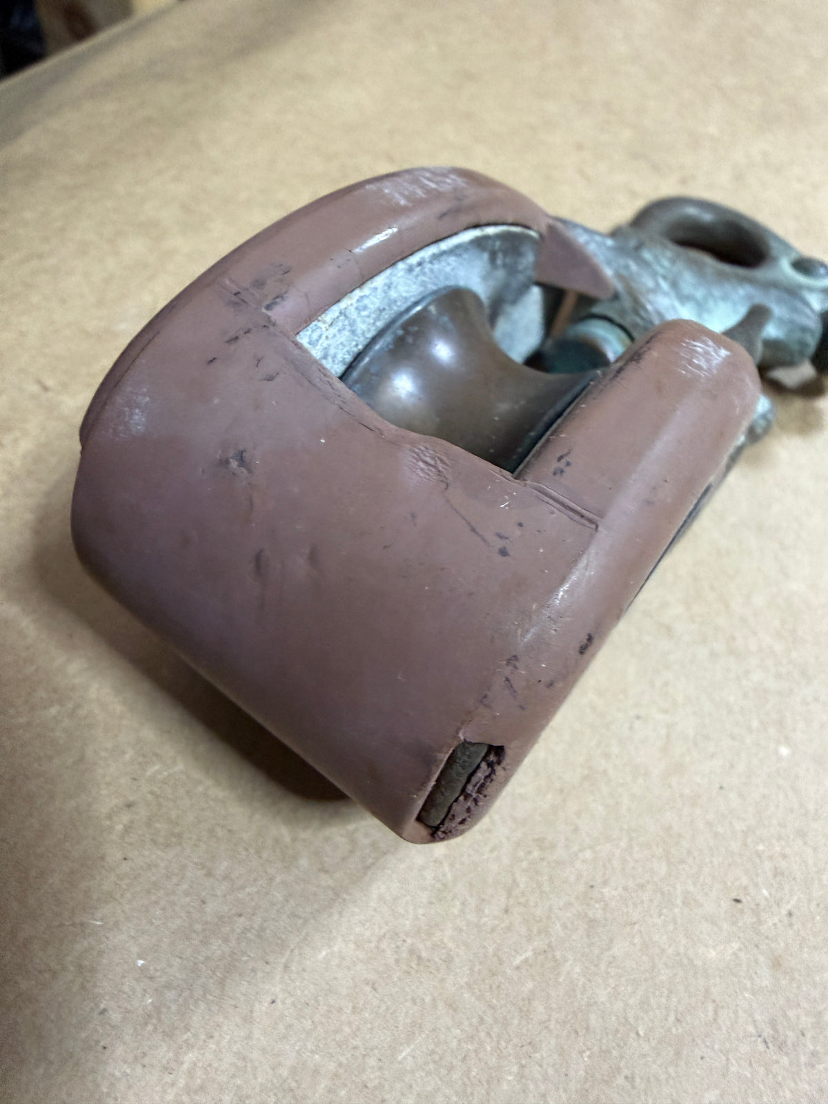 Vintage Snatch Block - 1 1/2" Bronze Sheave - 5/8" Line