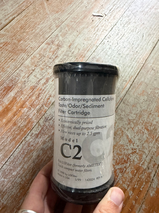 USFilter MODEL C2 Carbon Impregnated Cellulose Taste/odor/sediment Filter Cartridge - NEW