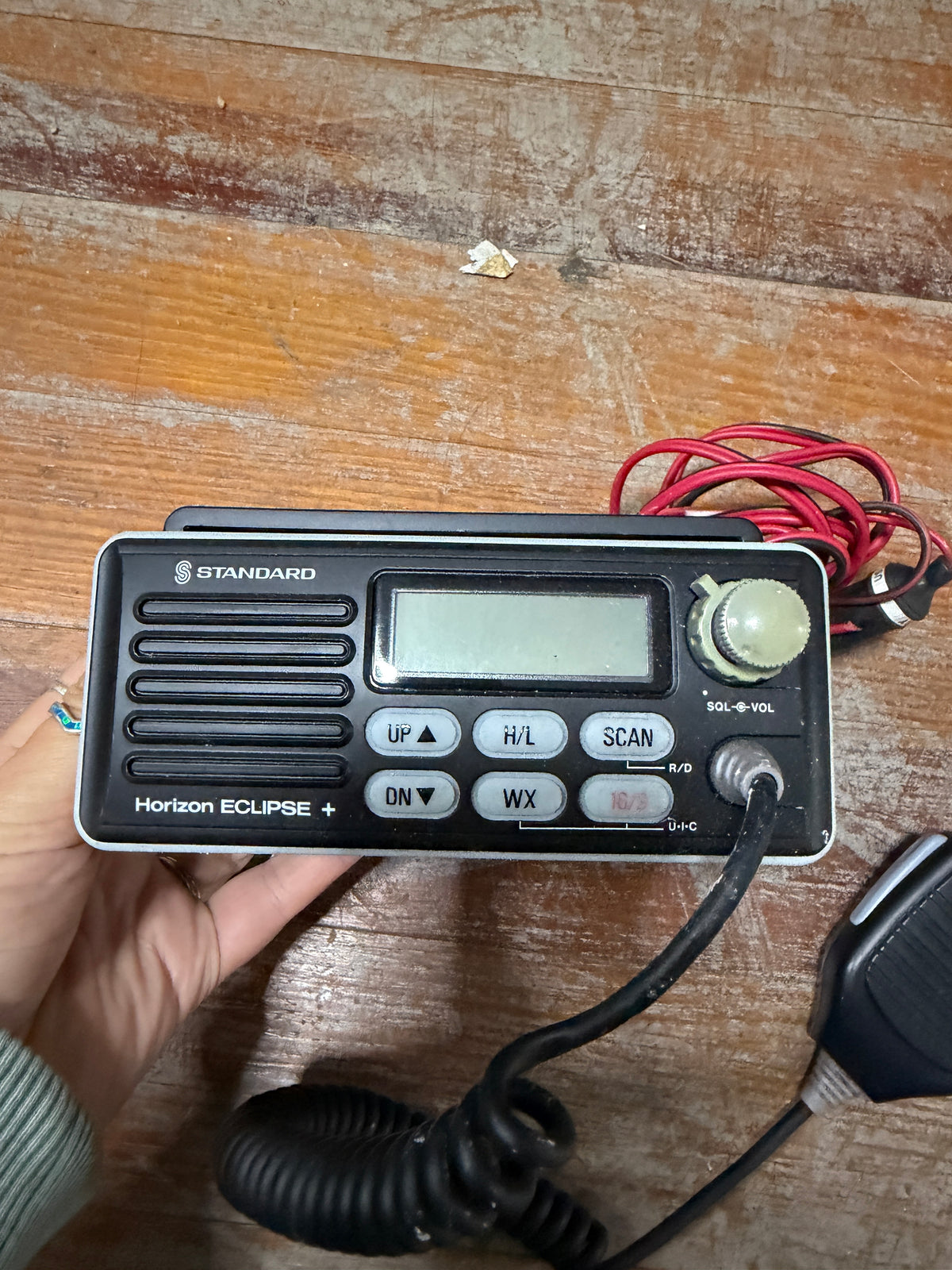 Standard Horizon Eclipse + GX1250S Marine Radio - Yellow Faded Knob